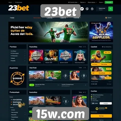 Facilidade de navegação no site 23bet